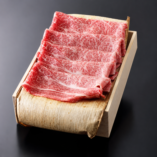 松阪牛リブロースすきやき用 500ｇ｜桐箱入り・冷蔵発送