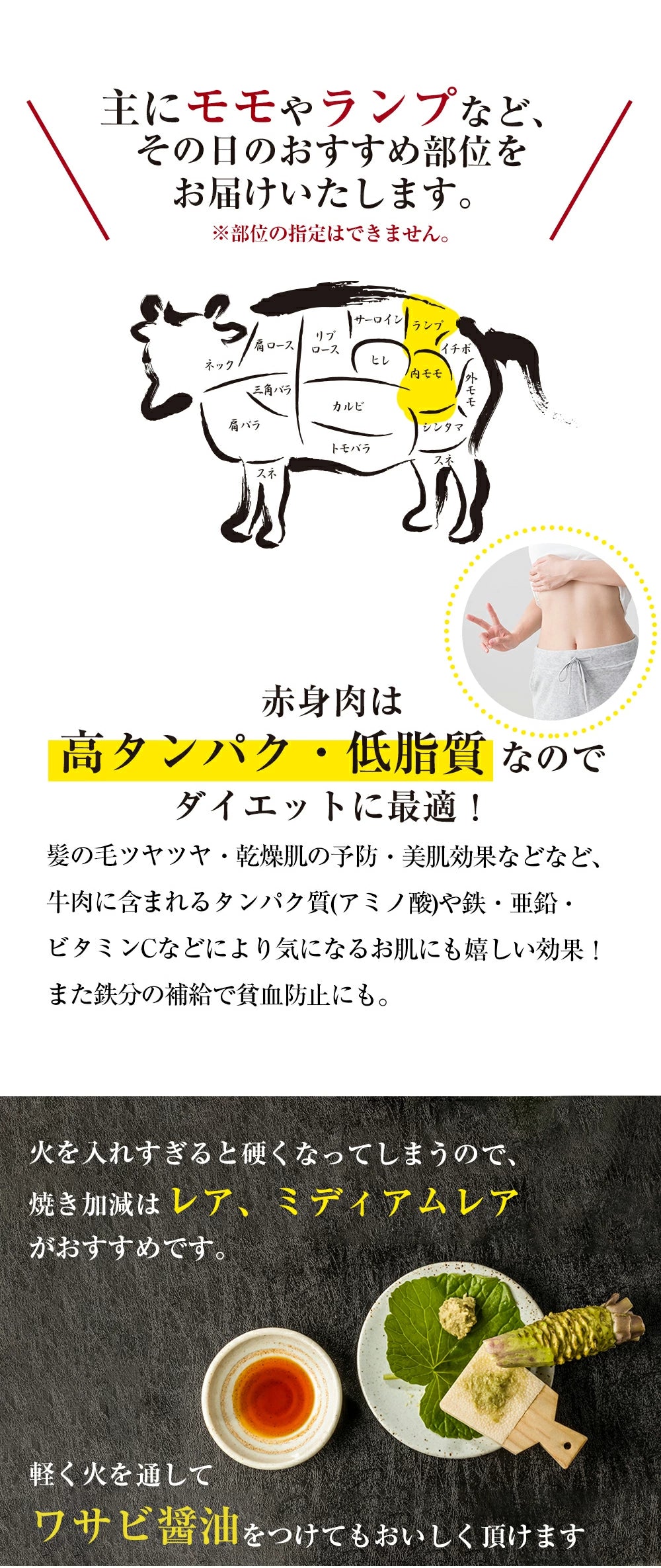 松阪牛赤身焼肉カット 400ｇ