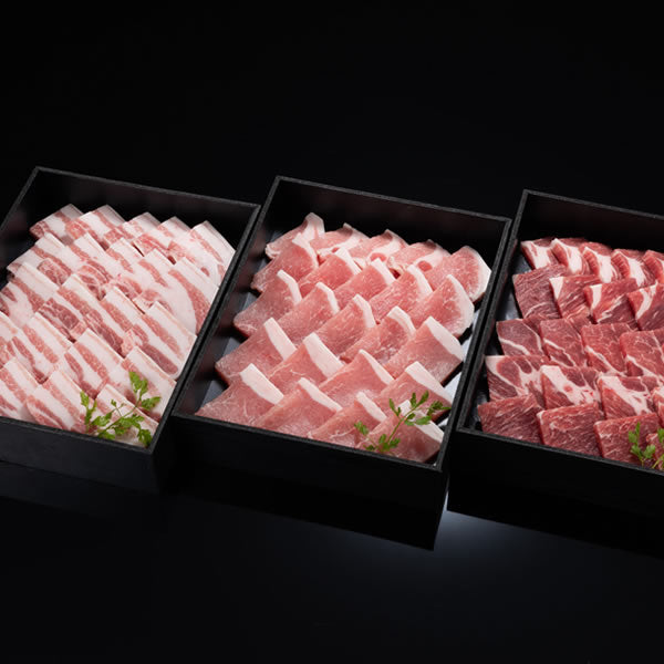 伊勢ちから豚　３種　焼肉　1200ｇ